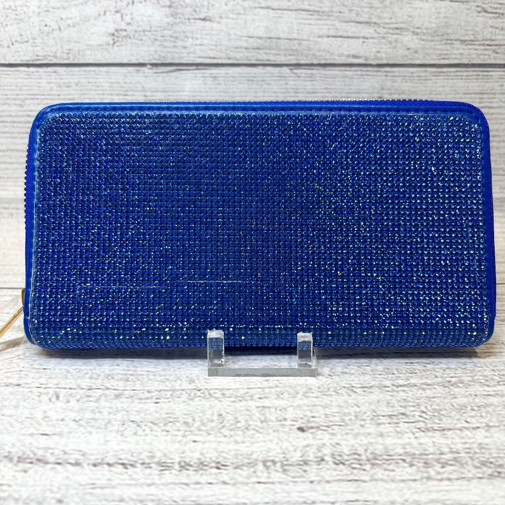 Blue Rhinestone Wallet (7578786)